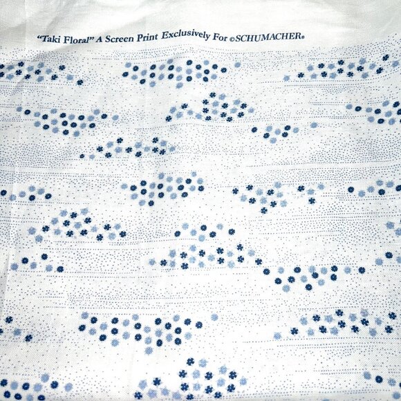 RARE! Taki Floral 100% Linen - 1 yard - Exclusively For SCHUMACHER - Picture 1 of 1